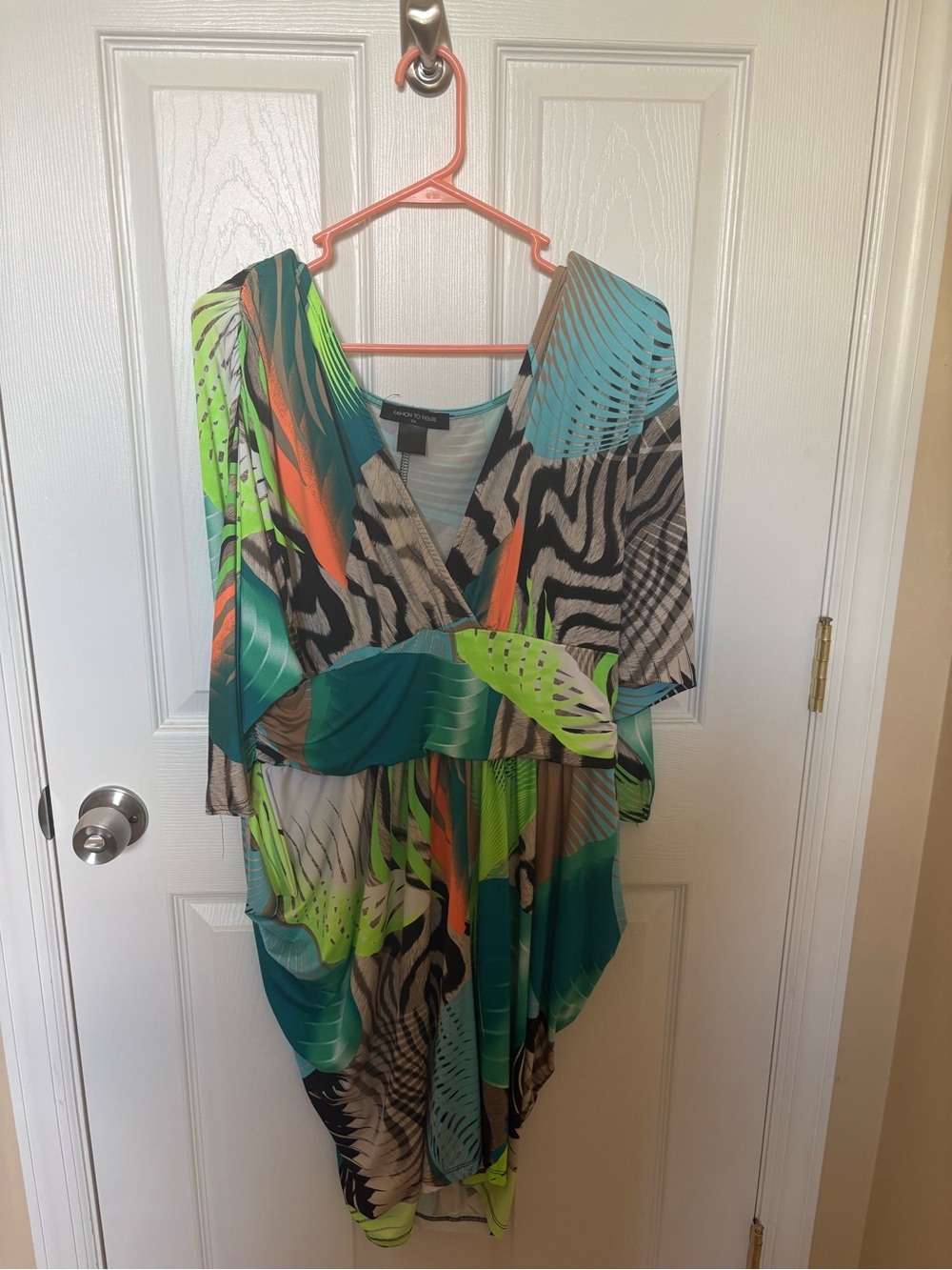 Multicolor Printed Women’s 3/4 sleeve dress